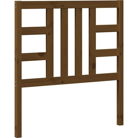 Maison Exclusive - Kopfteil Honigbraun 96x4x100 cm Massivholz Kie