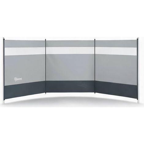 Pare-vent de camping 440 x 140 cm avec fenêtre transparente (1/5)