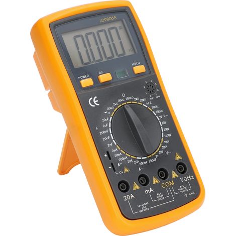 4,5-stelliges digitales Multimeter mit doppeltem Schutz, hintergrundbeleuchtetem Ständer und HD-Display für den Laboreinsatz. (1/5)