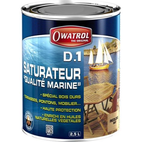 Saturateur D1 Owatrol 20l Protection Bois Exotiques Longue Durée - Owatrol (1/2)