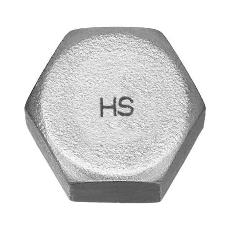 Bouchon inox Hermann Schmidt 2000 /2" bordé