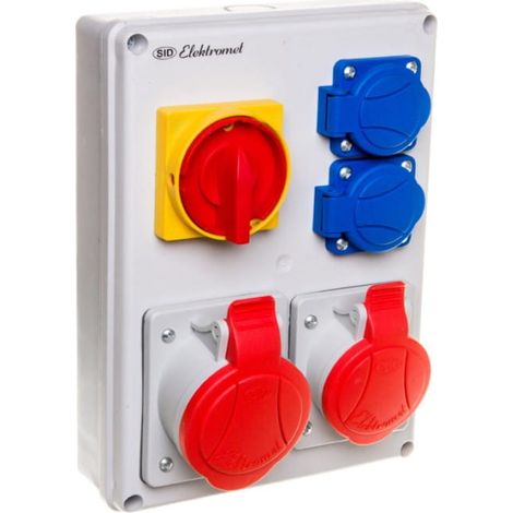 Gebäudeverteiler (1x 5P/16A 1x 5P/32A)/400V 2x 2P+Z/16A 250V RSK-1 940002