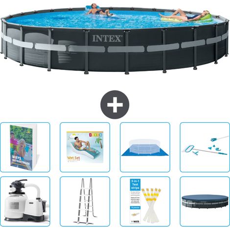 Intex Piscina Ultra XTR Rotonda - 732x132 cm - 9-pezzi  S618