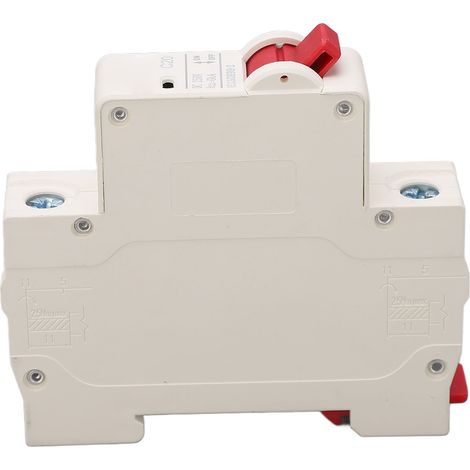 Disjoncteur CC 6000 A, montage sur rail, pour système photovoltaïque 250 V 20 A monophasé (1/5)
