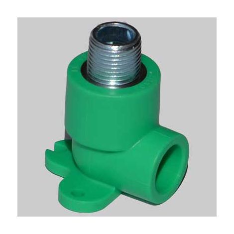 GOMITO FILETTATO CON STAFFA MASCHIO  1/2 x 20     WAVIN