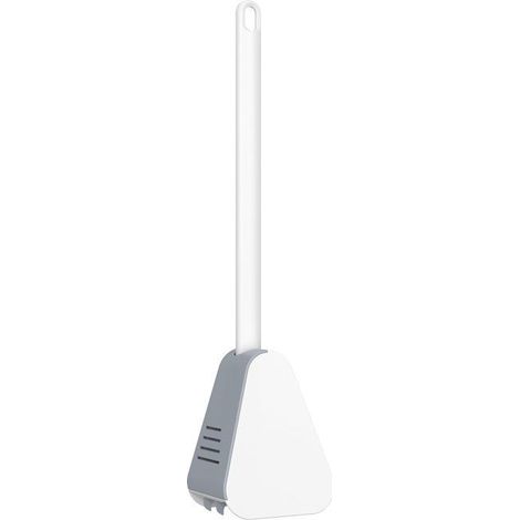 Ensemble de brosse de toilette murale de nettoyage à Long manche en souple Caoutchouc (1/3)