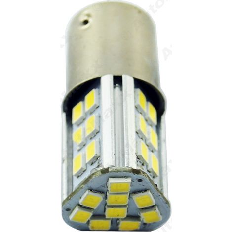 1157 BAY15D 2835-27SMD Car LED Brake Light, Turning Light, LED Taillight, White (1/4)