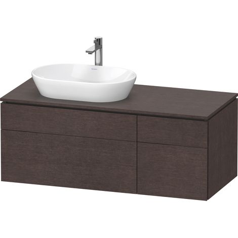Duravit L-Cube Meuble sous-lavabo en console suspendu, avec plan (1/3)