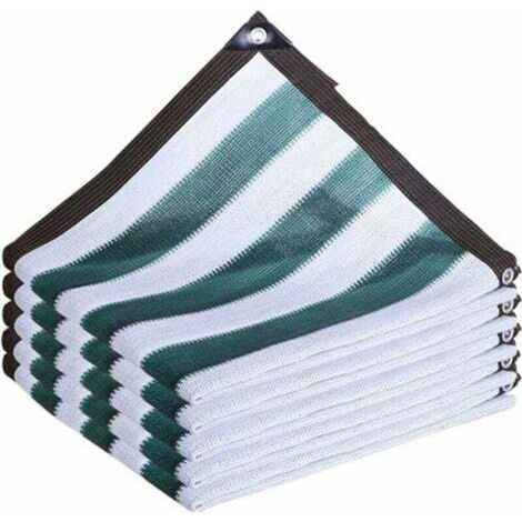 Vela ombreggiante 2 x 3 m con occhielli, protezione solare 90% per piante, serra, copertura in rete, rete ombreggiante, rete UV per giardino, patio, prato, pergola da esterno