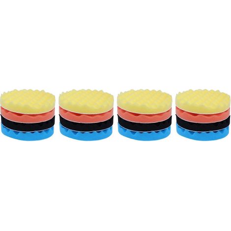 16-teiliges 7-Zoll/180-mm-Schwamm-Polierpad-Set für Autopolierer (1/5)