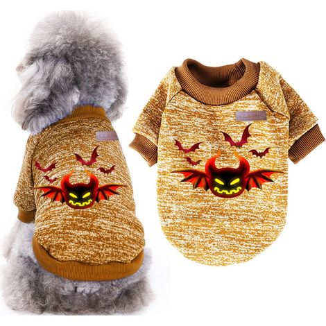 Vêtement Pour Chien - Vêtement Pour Chat - Tricot Doux Et Extensible - Confortable Et Facile À Enfiler - Pour Chiens Et Chats De Taille XS À XXL - Lot De 1 (1/5)