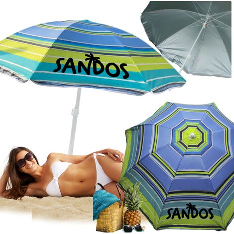 Sombrilla de playa - rayas (1/5)