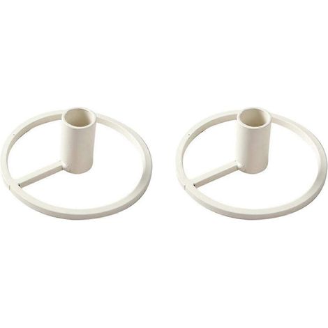 Bougeoirs géométriques en métal B pour centres de table - Accessoire de décoration élégant pour une ambiance raffinée (1/5)