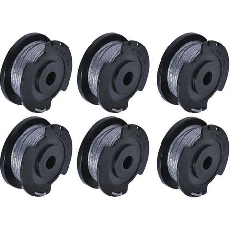 Spule und Schnur für Trimmer, kompatibel mit dem Bos-ch EasyGrassCut Ersatz, 6-teiliges Set. (1/2)