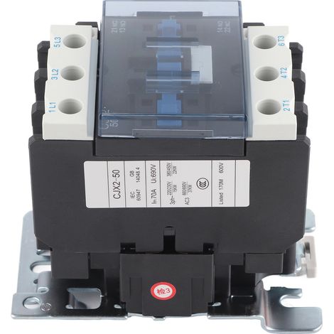 Contacteur électrique industriel AC 50A 380V, modèle CJX2‑5011, sensibilité élevée (1/5)