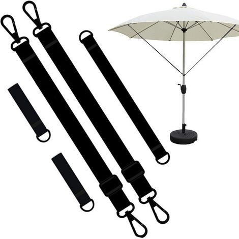 Générique Sangle Fixation Pour Parasol Déporté Set De Protection Contre Le Vent Pour Parasol , Accessoires De Camping En Plein Air (1/5)