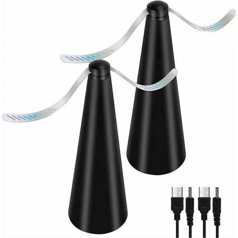 Ventilateur Anti-Mouches Naturel Lot de 2 pour Intérieur et Extérieur (1/4)