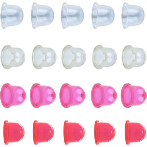 20 Pièces Poire D'amorçage pour Stihl pour Echo pour Homelite Poire Amorcage Debroussailleuse 18 mm et 22 mm Tasse D'huile pour Tondeuse Taille-Haies Souffleur Moto (1/4)