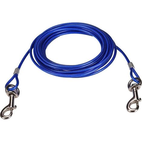 BGHYHYHI 10Ft/16Ft/33Ft Bleu résistant aux intempéries plomb de chien moyen, polyvalent et pratique, pour un usage quotidien (1/5)