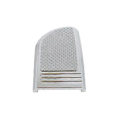 Motorrad-Fußrastenabdeckung, groß, schwarz/verchromt, für Harley Softail Touring CVO Electra Glide Dyna Fat Boy – Chrom (1/5)
