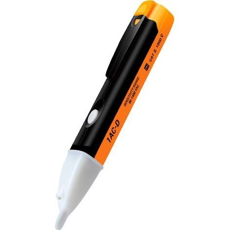 Stylo testeur de tension multifonction sans contact, jaune, pour inspection de circuits électriques, 1 pièce (1/5)