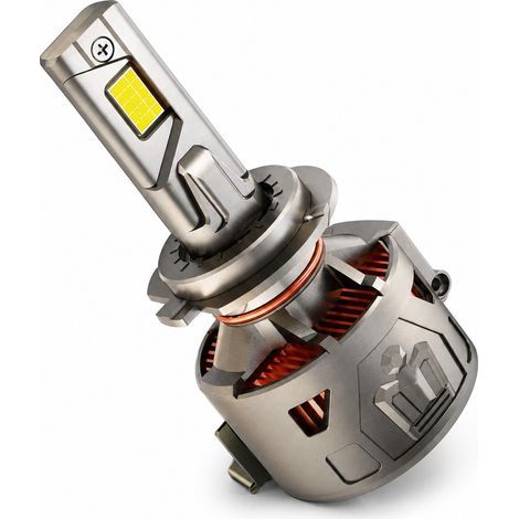 Bombilla LED para faro de coche 9004, luces de carretera y cruce integradas, 330 W, acabado bronce antiguo, REDSEA (1/5)