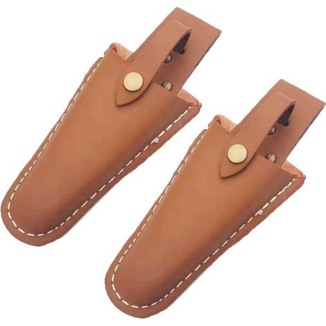 Set bestehend aus 2 Scherenetuis, Lederscheide, Clipverschluss, Gartenzange, Scherenhalter, Schutzhülle, Lederscheide, Taschenhalter, zur Verwendung mit Gartenscheren