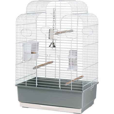 Ferplast GALA FERPLAST Cage à Oiseaux GALA : Grande cage pour oiseaux, perroquets, perruches. Accessoires inclus.. Variante GALA - Misure: 50 x 30 x h 75.5 cm -