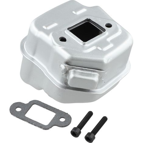 Pot Échappement Métal pour robuste pour Scie MS181C Silencieux Compatible modèles spécifiques, kit complet inclus, ajustement parfait, améliore performance moteur, pour facile à monter (1/5)