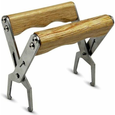Bienenstockrahmenheber aus Edelstahl, Imkerwerkzeug, Bienenstockrahmen-Griffhalter (1/4)