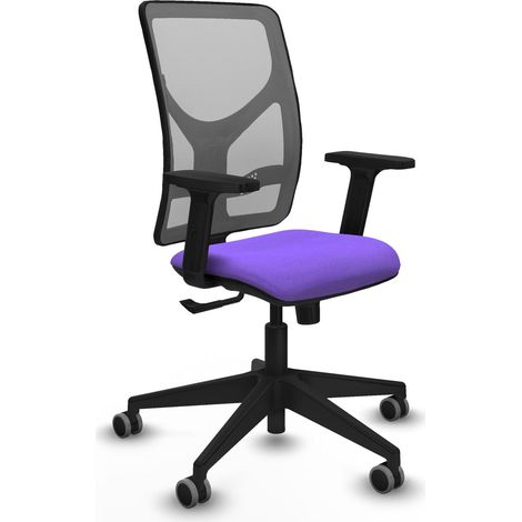 Silla de oficina piqueras y crespo Motilla negro espuma gruesa (1/2)
