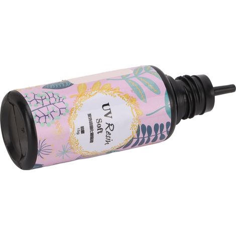La résine UV est sûre, non toxique, à séchage rapide, très transparente, à faible retrait et étanche. Résine époxy UV pour la création de bijoux (15 g).