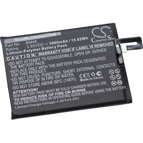 vhbw Akku kompatibel mit Xiaomi Pocophone F1 Armoured Edition Global Dual SIM, M1805E10A Handy Smartphone Telefon (3900 mAh, 3,85 V, Li-Polymer) (1/4)