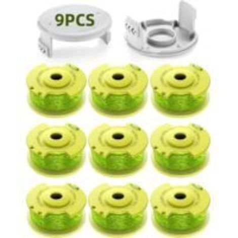 11-teilige Trimmerfadenspule, Ø 2,0 mm, 3,4 m, kompatibel mit Ryobi ONE+ 18V/24V/40V, automatisches Zuführungssystem, für die Gartenpflege (1/5)
