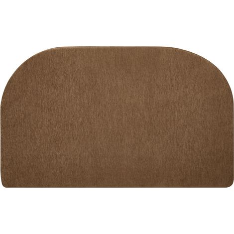 Tête de lit compressée en tissu demi-lune L 180 cm - Bronze - Wayne (1/5)