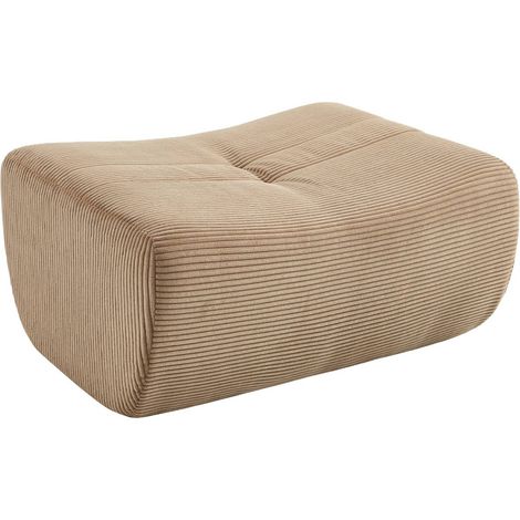 sweeek - Hocker, Fußhocker mit Cordbezug für Sessel und Sofas