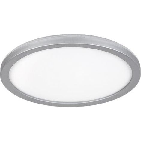 Plafonnier LED 28cm 15W argent IP44 Lambert Rabalux