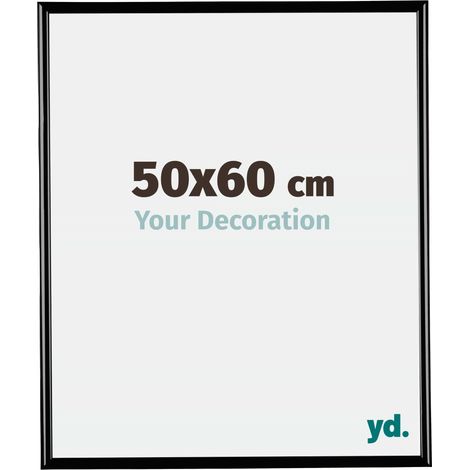 yd. - Cadre photo 50x60 - Noir Brillant - Plastique - Bordeaux (1/5)