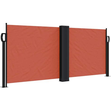 Maison Exclusive - Tenda da Sole Laterale Retrattile Terracotta 100x1000 cm