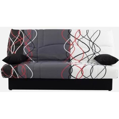 Conforteam DREAM Clic-Clac-Bank rot schwarz 190 cm