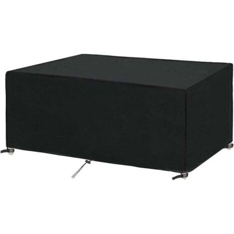 Fodera protettiva per mobili da giardino, protegge tavoli e arredi esterni dall'acqua, dal vento, dai raggi UV e dal freddo, 180x100x75cm (1/5)