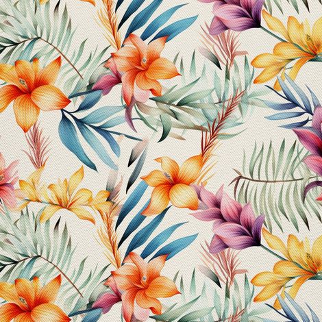 Tela decorativa para exteriores Oxford - Flores - DX2339 (1/5)