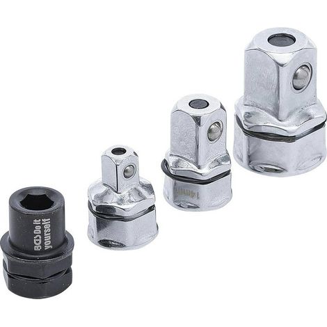 Jeu d Adaptateurs Industriels pour Clé Polygonale à Cliquet - 4 pcs - Acier Résistant - Polyvalence et Précision - D-Work (1/5)
