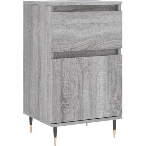 Maison Exclusive - Aparador madera de ingeniería gris Sonoma 40x3