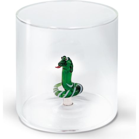 Bicchiere in Vetro Borosilicato 250ml Serpente