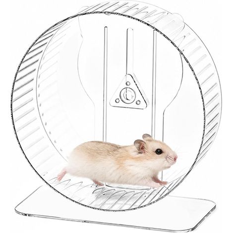 Roue pour hamster de 23,6 cm - Silencieuse - Jouet pour hamster (1/5)