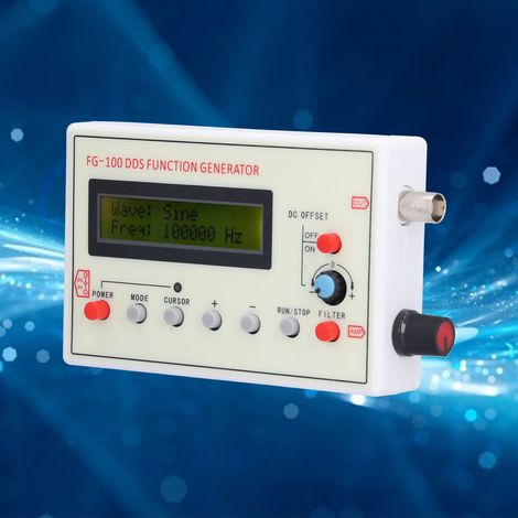 Générateur de signaux fonctionnels FG-100 DDS (onde sinusoïdale et carrée, 1 Hz-500 kHz) (1/5)