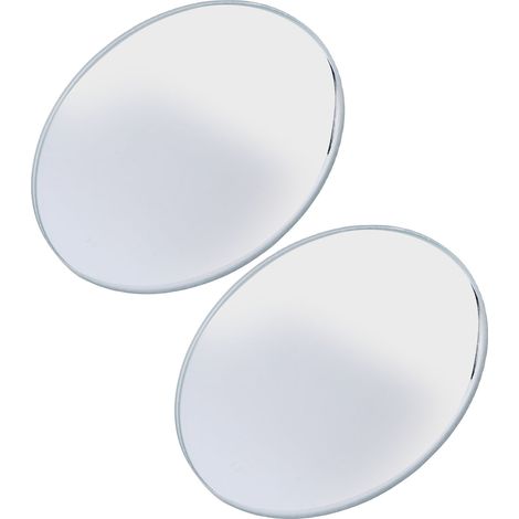 Miroir d'angle mort rond en verre HD et boîtier ABS, vue arrière convexe grand Angle pour camions SUV (1/5)