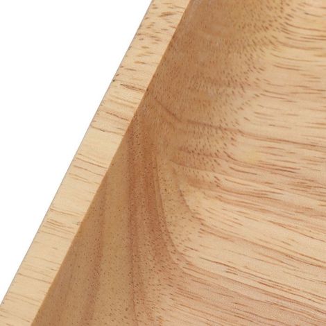 Bol en bois carré 21 cm Bol bois carré 21 cm salade (1/4)