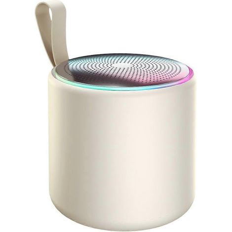 Model Enceinte Bluetooth-mini Portable Bureau Enceinte avec Enhanced Basse Hi-Fi Son et Stylish Design Blanc (1/5)